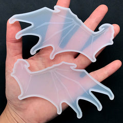 Large Devil Wings Silicone Mold (Set of 2) | Halloween Bat Wing Mould | Kawaii Goth Jewellery DIY | Resin Art (116mm x 56mm)