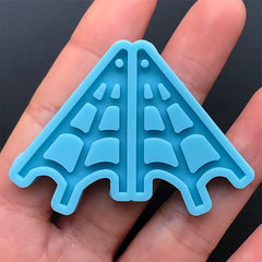 Spider Web Pendant Silicone Mold (2 Cavity) | Resin Dangle Earrings Making | Halloween Jewellery DIY | Resin Crafts (26mm x 37mm)
