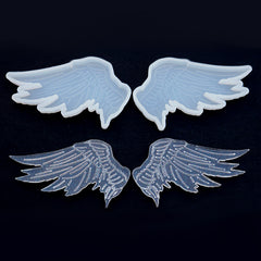 Angel Wings Silicone Mold (Set of 2) | Pegasus Wing Mould | Magical Girl Embellishment Mold | Resin Art Supplies (68mm x 37mm)