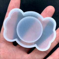 Candy Shaker Silicone Mold | Resin Shaker Charm Mould | Resin Jewelry Supplies | Kawaii Sweet Deco (40mm x 62mm)