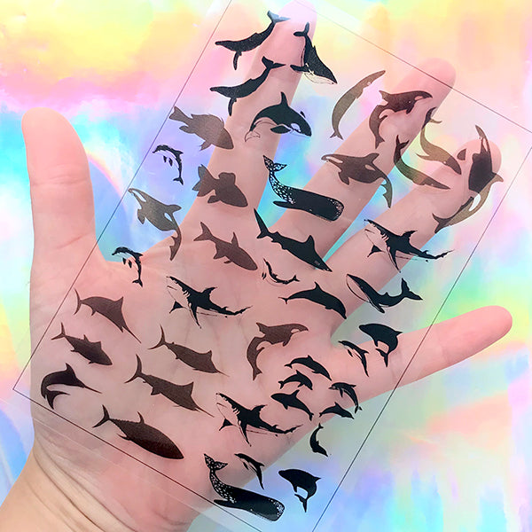 QBIX Fish Stencil - Shark Stencil - Dolphin Stencil - Sea Star