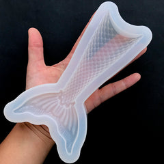 Huge Mermaid Tail Silicone Mold | Fairy Tale Embellishment Making | Kawaii Decoration (78mm x 152mm)