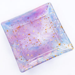Square Trinket Dish Silicone Mold | Jewellery Tray DIY | Small Plate Mould | Resin Art Supplies | Home Decoration Craft (100mm)