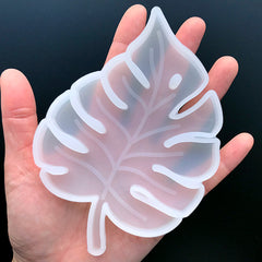 Monstera Leaf Silicone Mold for Resin Crafts | Tropical Palm Leaf Mould | Resin Coaster DIY | Home Decor (87mm x 126mm)