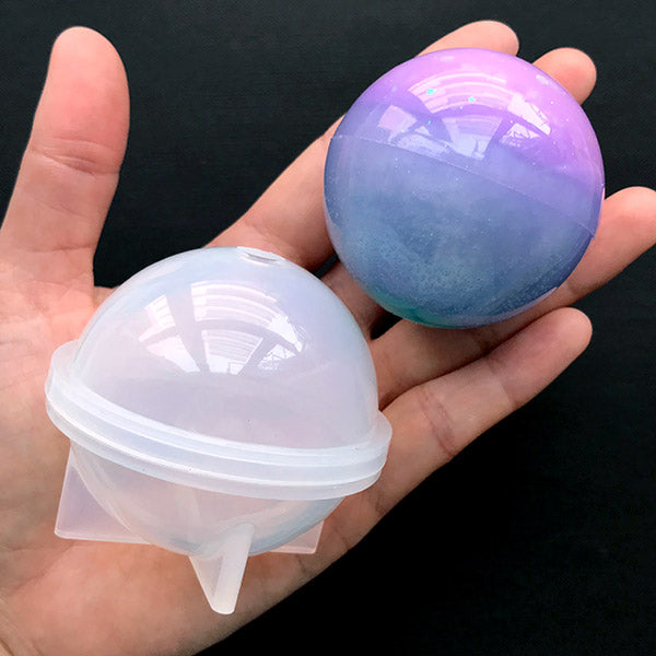 3D Sphere Silicone Mold | 50mm Round Ball Mould | Soft Mold for UV Resin  Craft | Epoxy Resin Art Supplies