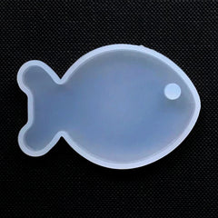 Fish Silicone Mold | Marine Life Mold | Kawaii Resin Jewelry Making | Epoxy Resin Mould | UV Resin Mold (34mm x 52mm)