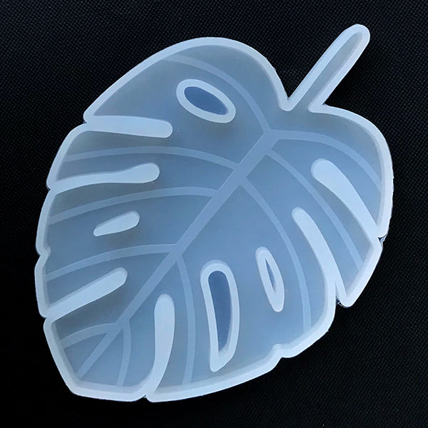 Tropical Leaf Silicone Mold | Monstera Leaves Embellishment Making | S |  MiniatureSweet | Kawaii Resin Crafts | Decoden Cabochons Supplies