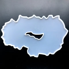 Geode Agate Serving Board Silicone Mold for Resin Craft | Make Your Own Agate Serving Tray | Resin Art Supplies (340mm x 210mm)