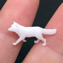 Tiny Fox Figurine | Miniature Forest Animal for Resin World DIY | 3D Resin Inclusion | Resin Craft Supplies (1 piece / 19mm x 9mm)