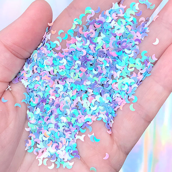 Mermaid and Snowflake Sprinkles with Sugar Pearls and Dragee for Fake, MiniatureSweet, Kawaii Resin Crafts, Decoden Cabochons Supplies