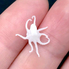 Miniature Octopus Resin Inclusion | 3D Marine Figurine for Resin World DIY | Tiny Sea Life Embellishment (1 piece)