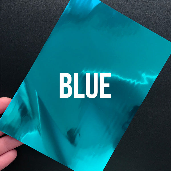 BLUE Heat Transfer Foil (Set of 20 pcs), Toner Reactive Foil, Toner, MiniatureSweet, Kawaii Resin Crafts, Decoden Cabochons Supplies