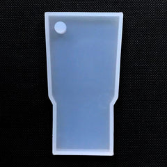 Tumbler Silicone Mold | Drinkware Mold | Epoxy Resin Pendant Making | UV Resin Jewelry DIY (35mm x 67mm)