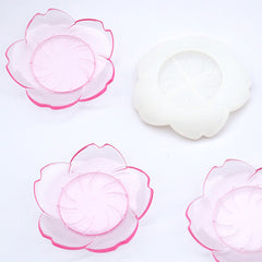 Cherry Blossom Trinket Dish Silicone Mold | Sakura Trinket Tray Mould | Epoxy Resin Art Supplies | Home Decor (105mm x 100mm)