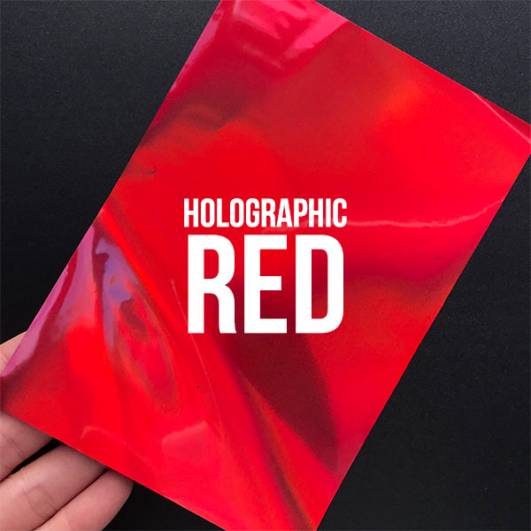 HOLOGRAPHIC GOLD STARS Heat Transfer Foil (Set of 20 pcs), Toner Reac, MiniatureSweet, Kawaii Resin Crafts, Decoden Cabochons Supplies