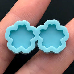 Mini Sakura Silicone Mold (2 Cavity) | Small Cherry Blossom Mould | Resin Stud Earrings DIY | Shake Bits Making (12mm x 12mm)