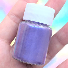 Pearl Resin Colorant | Pearlescence Pigment Powder | Shimmery Epoxy Resin Color | UV Resin Paint (Blue Purple / 4-5 grams)