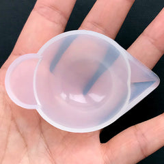 UV Resin Color Mixing Silicone Cup with Pour Spout and Handle | Reusable Bowl for Epoxy Resin Crafts | Pigment Mixer Pot