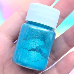 Pearlescence Resin Pigment Powder | Shimmer Epoxy Resin Paint | Pearl Resin Colorant | UV Resin Crafts (Light Blue / 4-5 grams)