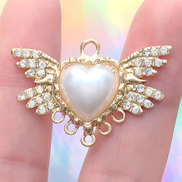20Pcs/Set Colorful Love Heart Cute Charms For Earrings Jewelry Making  Supplies DIY Sweet Small Pendant Accessories Wholesale
