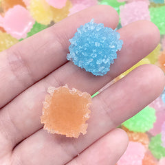 Gummy Candy Cabochon | Fake Jelly Candies | Faux Sugar Candy | Kawaii Sweets Deco | Decoden Supplies (10 pcs by Random / 17mm x 10mm)