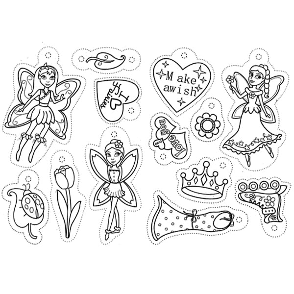 50 Princess Coloring Pages for Kids and Adults - Princesses with Roses  Frame