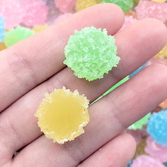 Sugar Candy Cabochon | Fake Gummy Candies | Faux Jelly Candy | Kawaii Sweet Decoden (10 pcs by Random / 18mm x 13mm)