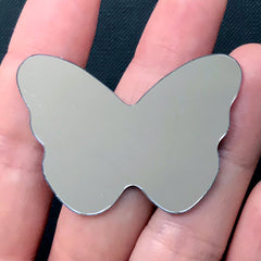 Butterfly Handheld Mirror Silicone Mold | Kawaii Accessory Making | Resin Craft Supplies (50mm x 109mm)