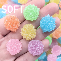 Sugar Candy Cabochon | Fake Gummy Candies | Faux Jelly Candy | Kawaii Sweet Decoden (10 pcs by Random / 18mm x 13mm)