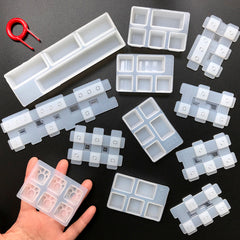 Keycap Silicone Mold for Resin Art (Full Set with Keycaps Puller) | Kawaii Geek Mechanical Keyboard DIY | Resin Decoration Supplies