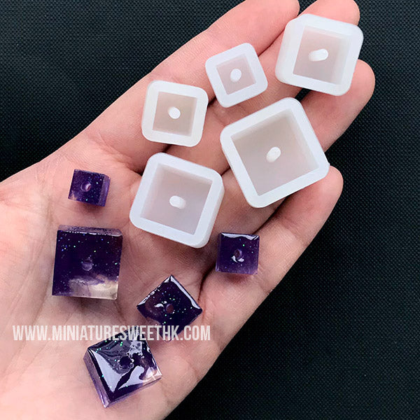 Round & Square Beads Resin Mold-beads Silicone Mold-beads Bracelet