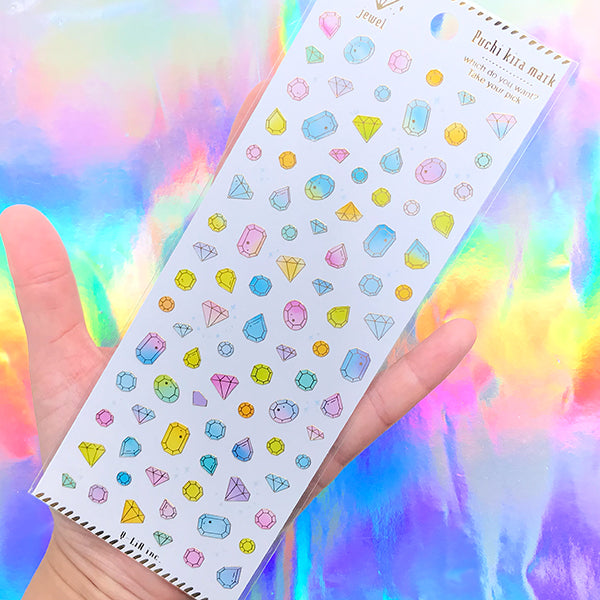 Diamond and Gemstone Stickers | Jewel Stickers | Rhinestone Sticker | Planner Decoration | Embellishments for Scrapbook