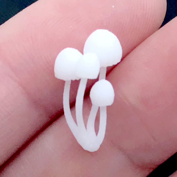 3D Mushroom Ornament Pendant Silicone Mold DIY Jewelry Making