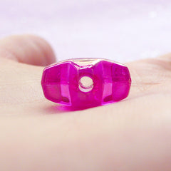 Acrylic Star Beads | Aurora Borealis Beads (AB Purple / 10 pcs / 16mm)