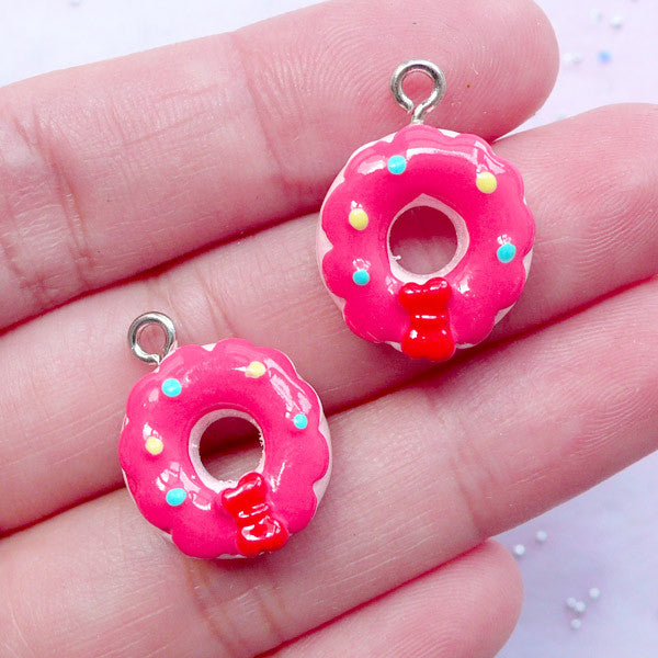 Kawaii Key and Key Lock Resin Charm | Decoden Phone Case DIY | Kitsch  Jewelry Making (2 pcs / Blue)