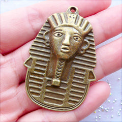 CLEARANCE Sphinx Charm | Cleopatra Charm | Egyptian Pharaoh Pendant | Mythical Creature Charm | Egyptian Jewellery | Egpty Travel Charm | Ancient Greek Tradition Jewelry (1 piece / Antique Bronze / 34mm x 50mm)