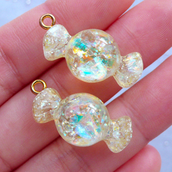 Resin Jewelry Making Findings, Resin Necklace Earrings, Kawaii Charms