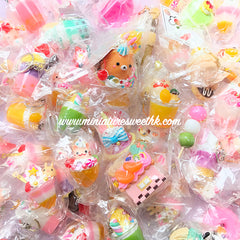Miniature Sweet Keychain | Fake Food Jewelry | Sweets Deco | Kawaii Accessory (1 piece by RANDOM)
