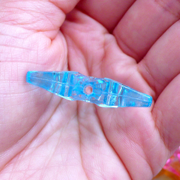 Large Acrylic Star Outline Beads Colorful Chunky Bead Kawaii Plast