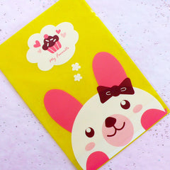 Kawaii Animal Gift Bags | Plastic Cello Bags | Favor Packaging & Gift Wrapping (20pcs / 14cm x 20cm)