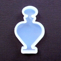 Eau de Parfum Silicone Mold | Perfume Bottle Flexible Mould | Kawaii Resin Cabochon Making (25mm x 41mm)