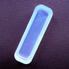 Silicone Mould Supplies | Flexible Long Bar Mold | Resin Charm Making (10mm x 45mm)
