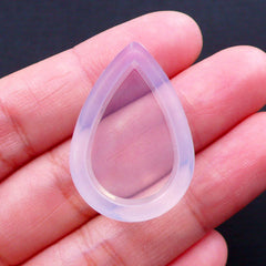 Silicone Mold Supplies | Flexible Teardrop Mould | Tear Drop Mold | Resin Charm DIY (15mm x 23mm)