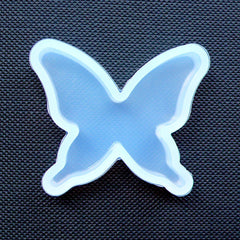 Flexible Mould Supplies | Butterfly Silicone Mold | Decoden Resin Cabochon DIY | Kawaii Crafts (36mm x 30mm)