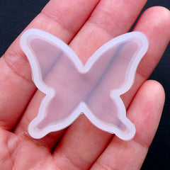 Flexible Mould Supplies | Butterfly Silicone Mold | Decoden Resin Cabochon DIY | Kawaii Crafts (36mm x 30mm)