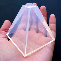 Orgone Generator Mold | Flexible Triangular Pyramid Mold | Geometry Shape Silicone Mould | Epoxy Resin Craft Tool | Soap Mould | Orgone Mold | Big Resin Cabochon DIY (5cm x 5cm)