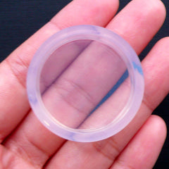 Round Flexible Mold | Silicone Circle Mould | Resin Jewellery Making & Clay Crafts (28mm)