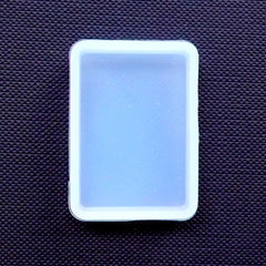 Flexible Rectangular Mold | Silicone Geometry Mould | Kawaii Cabochon Making & Resin Jewellery DIY (22mm x 31mm)