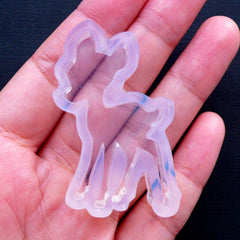 Bambi Silicone Mold | Flexible Animal Mould | Kawaii Doe Mold | Deer Cabochon DIY | Decoden Crafts (27mm x 44mm)
