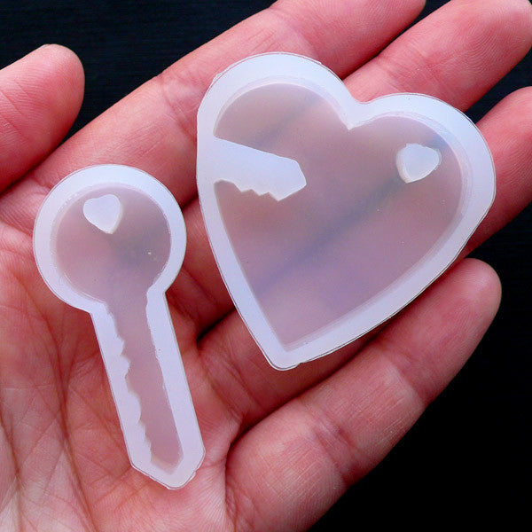 Valentine Love Shape Silicone Mold Key Chain Pendant Epoxy Resin